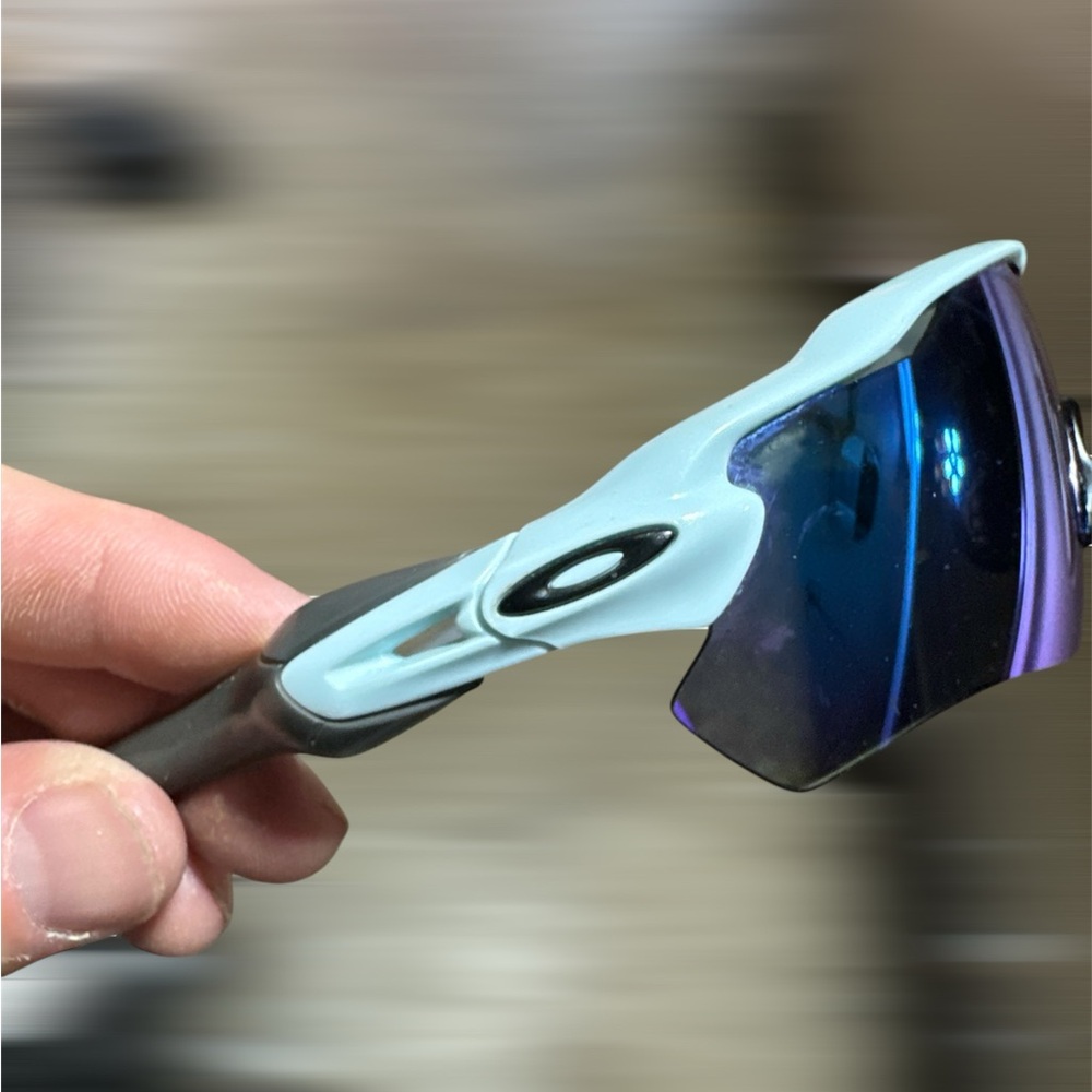 Oakley Radar EV Path Sunglasses yellow and Blue lenses - case, xtra sox - Picture 5 of 6